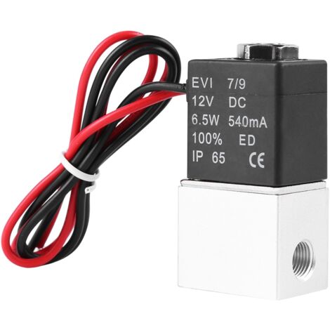 12-V-Gleichstrom-Magnetventil, 2-Wege 1/8", normalerweise geschlossen