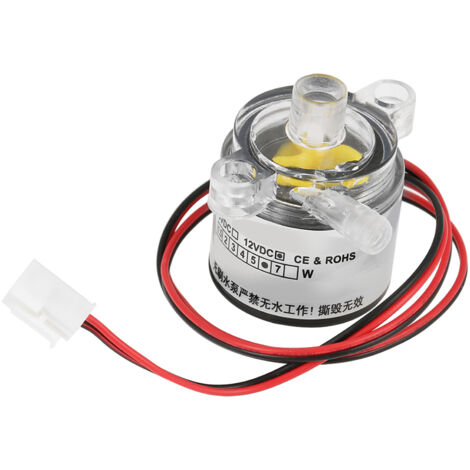 12-V-Gleichstrom-Tauchpumpe (6 W) für Lebensmittel, Fördermenge 2 l/min, bürstenlos, Mini-Größe