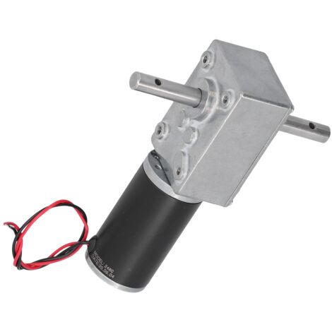12-V-Gleichstrommotor mit 160 U/min, Edelstahl-Abtriebswelle und energiesparendem Metallgehäuse