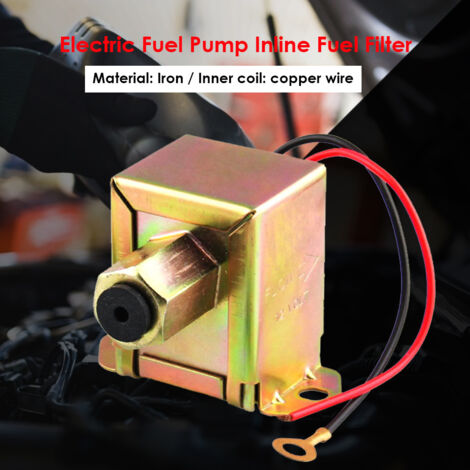 12-V-Kfz-Kraftstoffpumpe, externe Kraftstoffpumpe für Fahrzeugmodifikationen, universelle 3–8-PSI-Kraftstoffpumpe für Baumaschinen