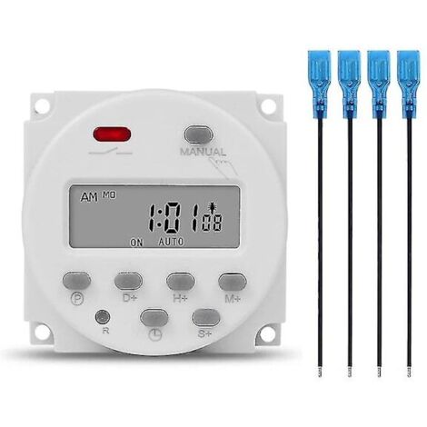 12-V-LCD-Digitaltimer mit 1-Sekunden-Intervall, programmierbarer 7-Wochen-Relaistimer CN101S