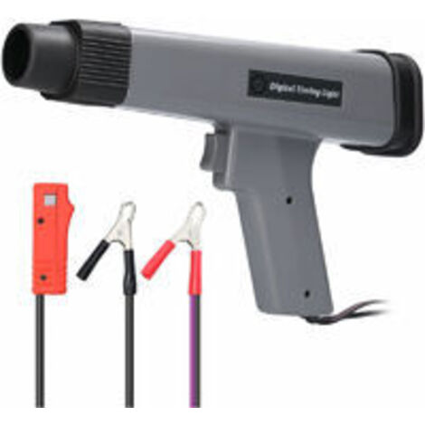 12 V Professionnel Affichage Numérique Inductif Timing Light Voiture Moto Essence Moteur Allumage Synchronisation Strobe Lampe Détecteur