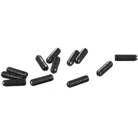 12 Vis à tête hexagonale noires pour réglage hauteur chevalet guitare électrique, lot de 12 pièces