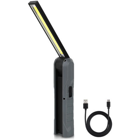12-W-LED-Arbeitsleuchte, Grau