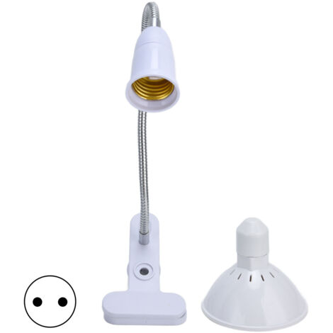 12-W-LED-Pflanzenlampe mit Klemme, Rot-Blau-Warmweiß-Spektrum, 360° drehbar, E27/E26-Fassung, 110–240 V (EU)