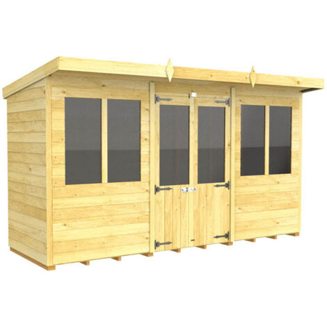 12 x 4 Pent Summer House