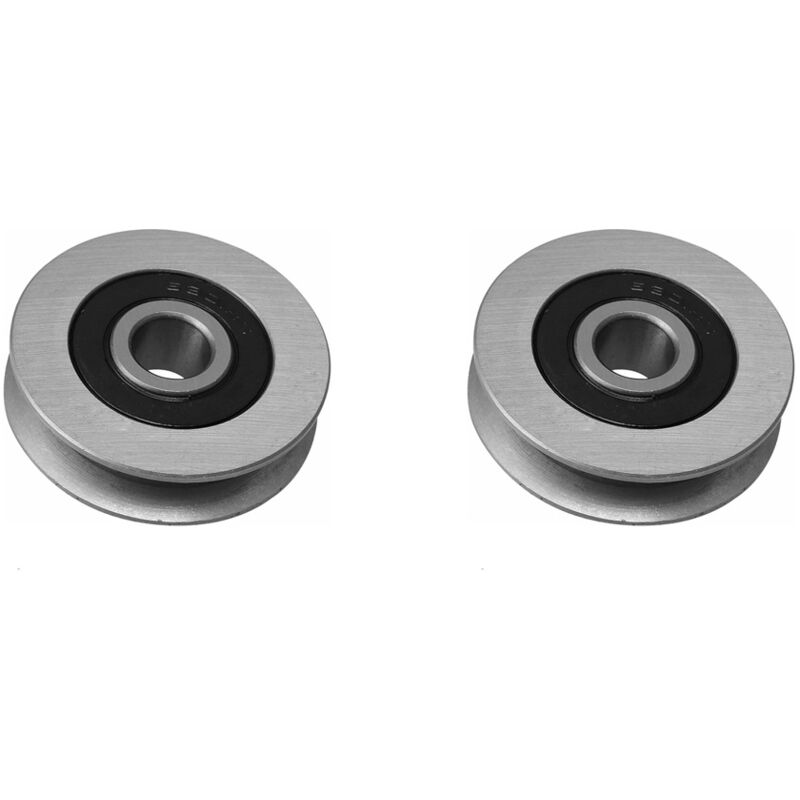 12 x 50 x 13 Mm Roulement à Fer Poulie De Câble En Acier En Forme De u Pour Roue De Roulement De Roue De Roue De Roue De Traîneur De Poulie De Charge