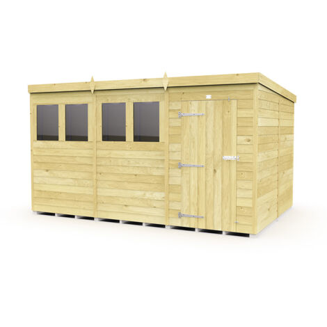 12 x 8 Pent Shed