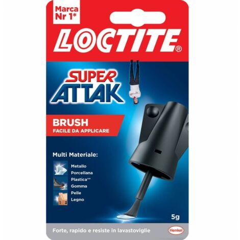 12 x ADESIVO SUPER ATTAK BRUSH 5 G