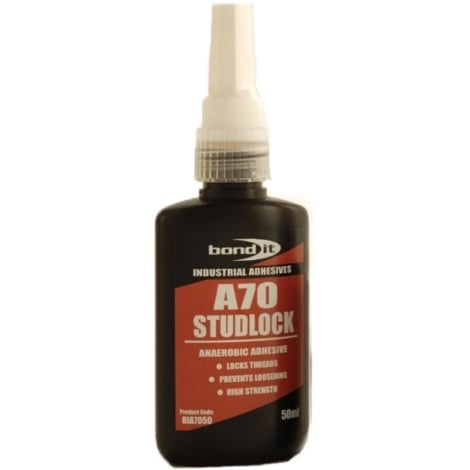12 x BOND IT 50ml A70 STUDLOCK NUT LOCK STUD THREAD LOCK SEALER ADHESIVE OIL TOLERANT