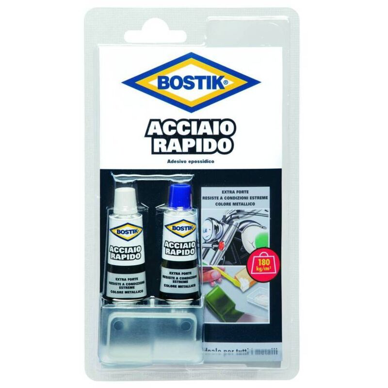 12 x bostik acier rapide 30 grammes