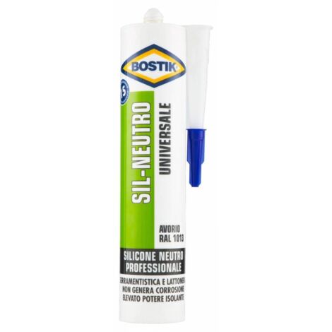 12 x BOSTIK SIL-NEUTRO UNIVERSALE 300 ML AVORIO