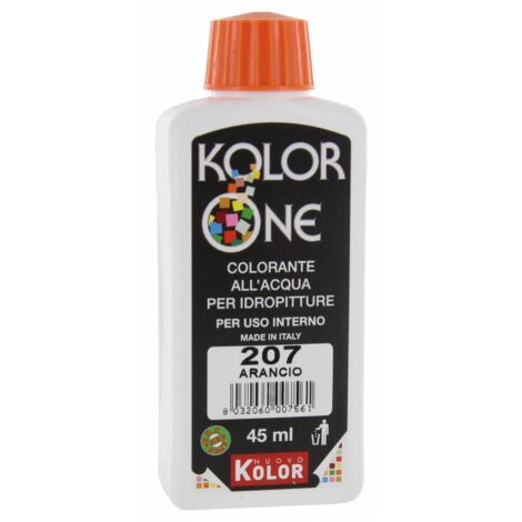 12 x COLORANTE KOLOR ONE 45 ML ARANCIO 207