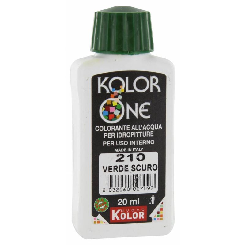 Ferramenta1.com - 12 x colorant kolor one ml.20 n.210 vert foncé