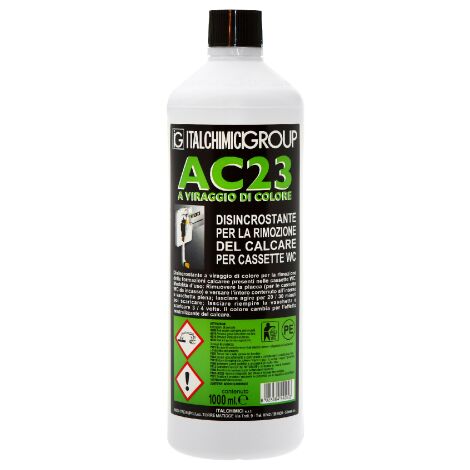 12 x DISINCROSTANTE AC23 P/CASSETTA WC 1 L