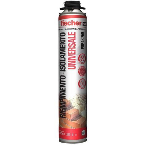 12 x FISCHER SCHIUMA POLIURETANICA UNIV. PIST. 750 ML PUP 1K