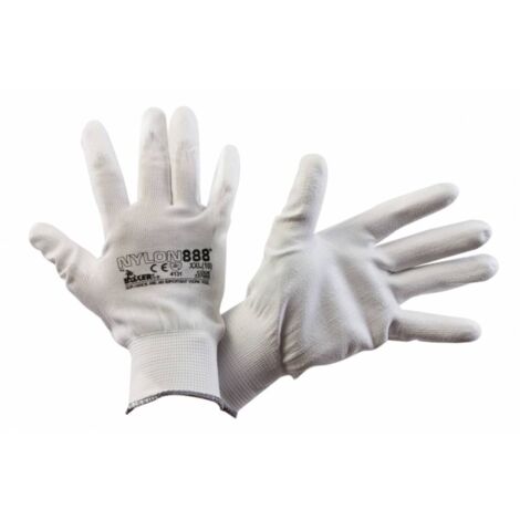 12 x GUANTI NYLON/888 PALMO POLIURETANO TG. 9