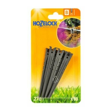 12 x Hozelock 2781 Supply Hose Stake 4mm Micro Irrigation Automatic Watering