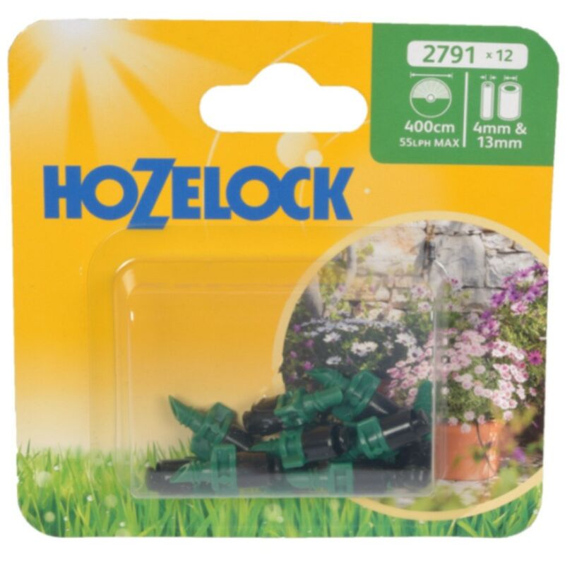 12 x Hozelock 2791 180 Degree Micro Water Jet Spray Micro Irrigation Auto Water