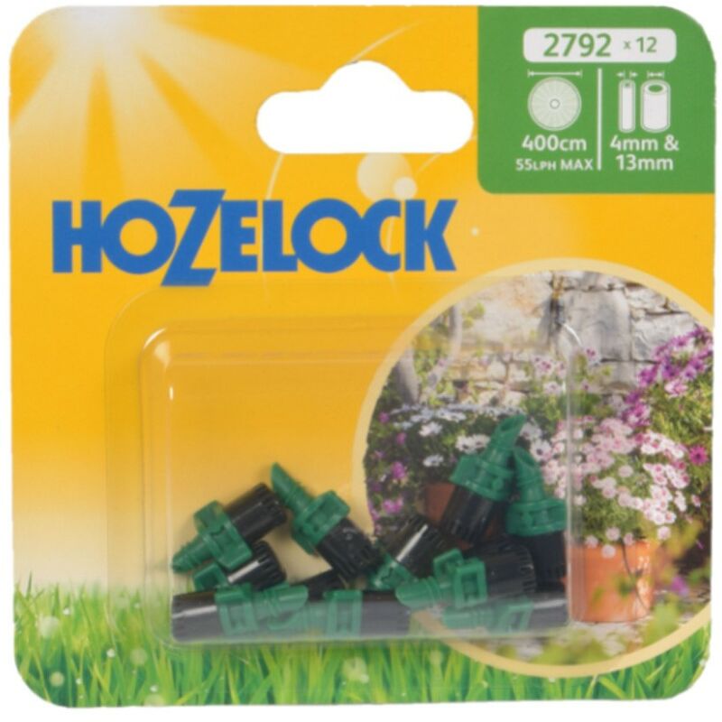 12 x Hozelock 2792 360 Degree Micro Auto Water Jet Spray Micro Irrigation