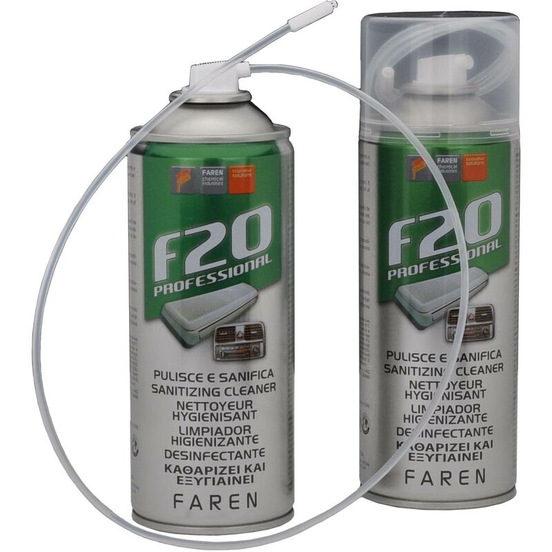 12 x assainisseur pour climatiseur f20 spray 400ml
