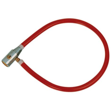 12 x Lazo para cicli con candado de 6 mm x 60 cm