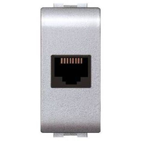 12 x LIFE 4084 TEC PRESA TELEFONICA RJ11 PLUG 6/4C ARG