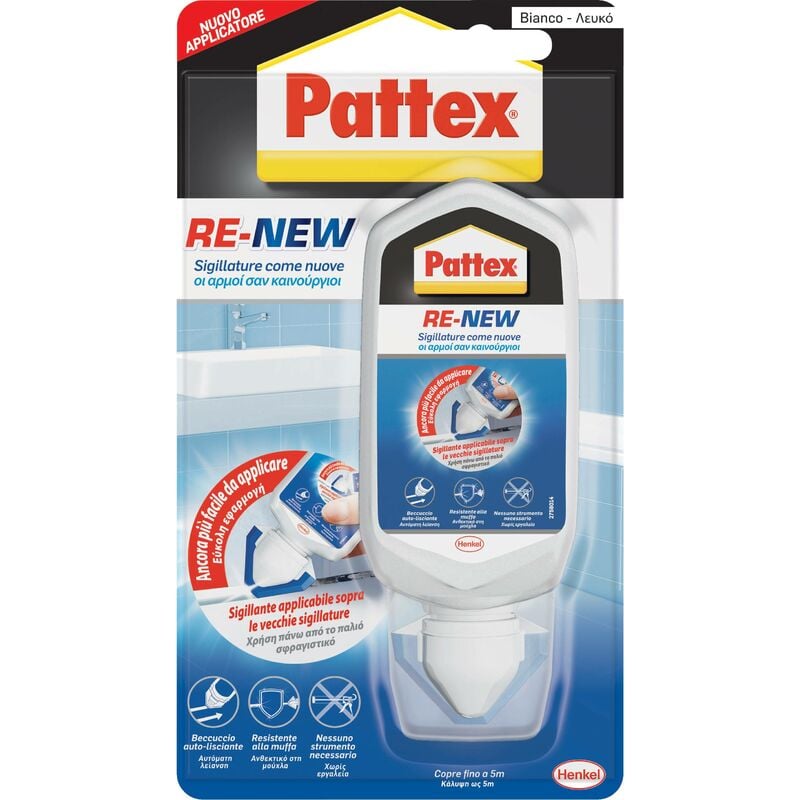 12 x pattex re-new white ml.80