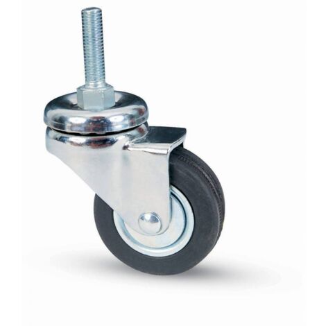 12 x RUOTA MOBILE D 60 MM GOMMA C/CUSCIN 150/B PER 10MA