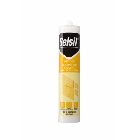 12 x SELSIL SILICONE SPECCHI NEUTRO TRASPAR 310 ML