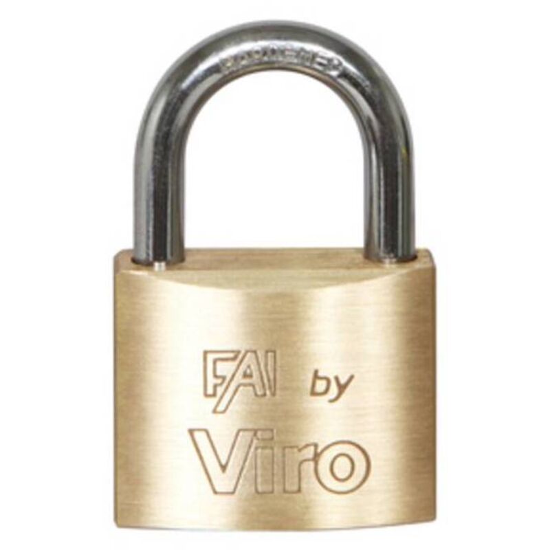 12 x VIRO 554 LUCCHETTO FAI ARCO 40MM OTTONE
