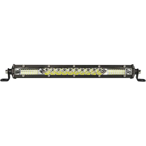 12-Zoll-LED-Lichtleiste, LED-Arbeitsdachleiste, 12 V, 24 V, Punktstrahl, Fahren, Offroad, Suv