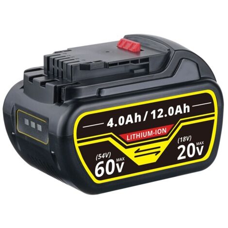 12,0 Ah DCB606 Ersatz für DeWalt 20 V/60 V Li-on-Akku, kompatibel mit DeWalt Flex-Volt DCB609 DCB612 DCB609-2 Elektrowerkzeugen
