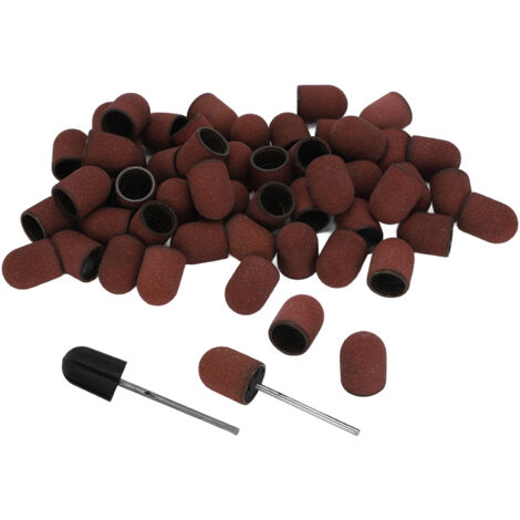 120 Bandes de Ponçage pour Manucure, Kit de Polissage Ongles avec Fraises pour Perceuse à Ongles