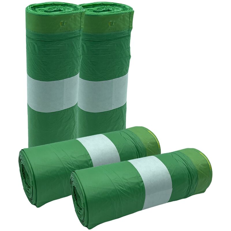 

Wellhome - 120 bolsas de basura con autocierre 40L capacidad cada una