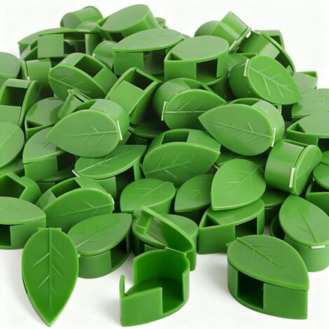 120 clips de pared para plantas trepadoras – Fijación para enredaderas, hojas y tallos – Soporte discreto – Ideal para plantas de interior