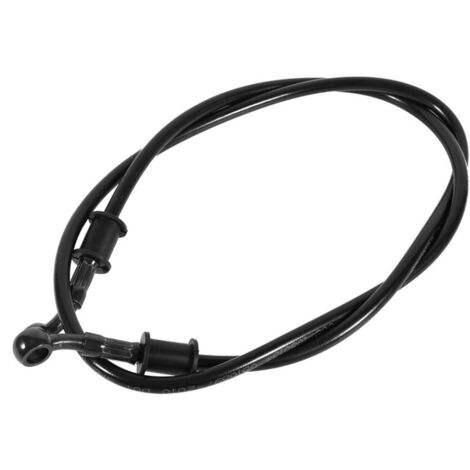 120 cm de moto tressé en acier inoxydable Frein d'embrayage d'huile de tuyau de tuyau noir