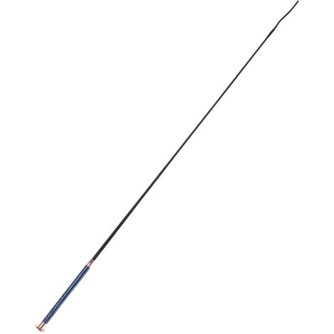 120 cm, Nero: Frustino da dressage modello Croco con manico effetto coccodrillo