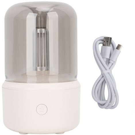 120-ml-Diffusor für ätherische Öle mit USB-LED-Licht – Aromatherapie-Luftbefeuchter für Schlafzimmer, Büro, Wohnzimmer (Beige)