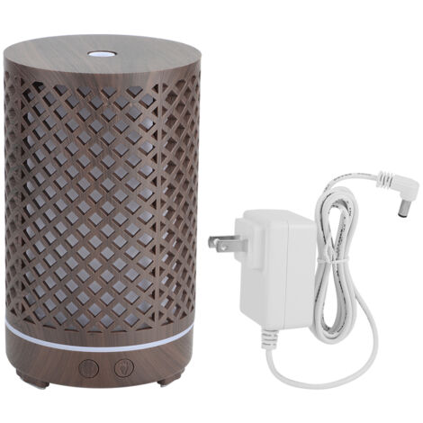 120 ml Ultraschall-Diffusor für ätherische Öle mit farbigem Nachtlicht – Luftbefeuchter für Zuhause (100–240 V, US-Stecker)