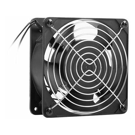 120 mm Lüfter lanberg für 19" Rack 230v Metallgitter schwarz
