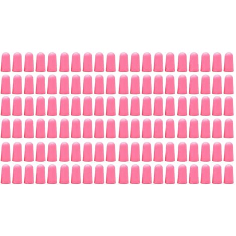 120 Paires de Bouchons d'Oreilles en PU Souple Anti-Bruit 38dB pour Dormir et Étudier Rose