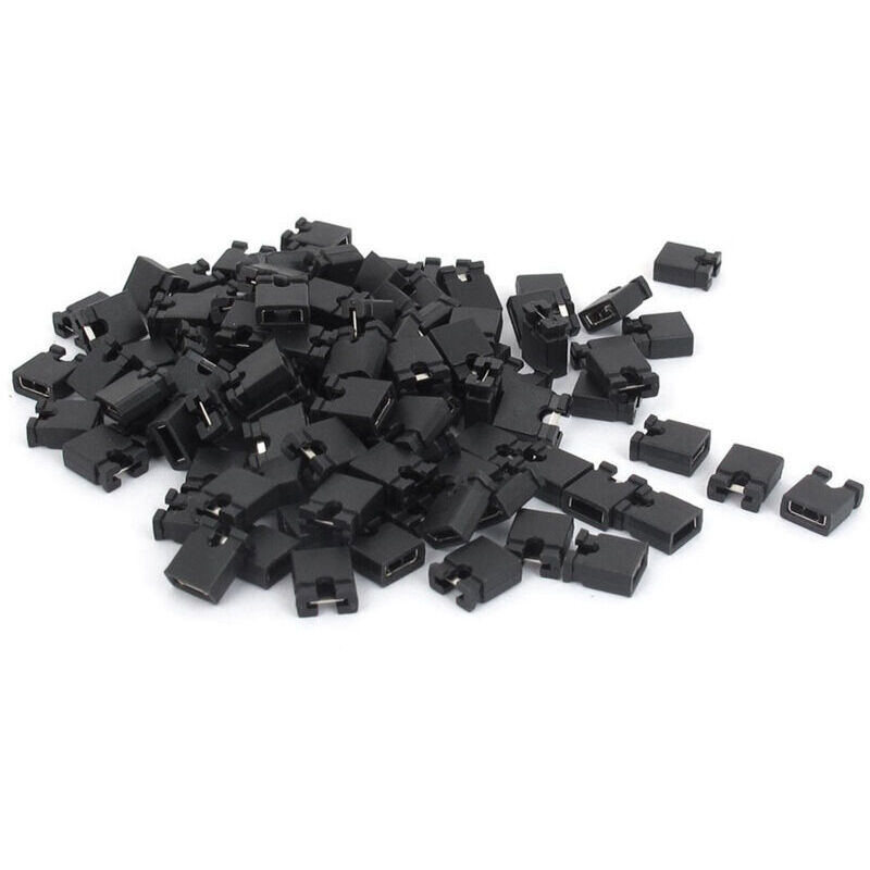 120 Pcs 2.54Mm Standard Pcb Shunts Court Connecteur Cap Mini Jumper
