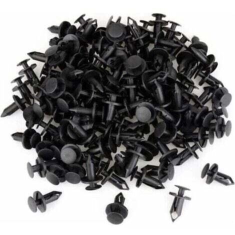 Set di 100 clip di fissaggio universali per auto, in plastica