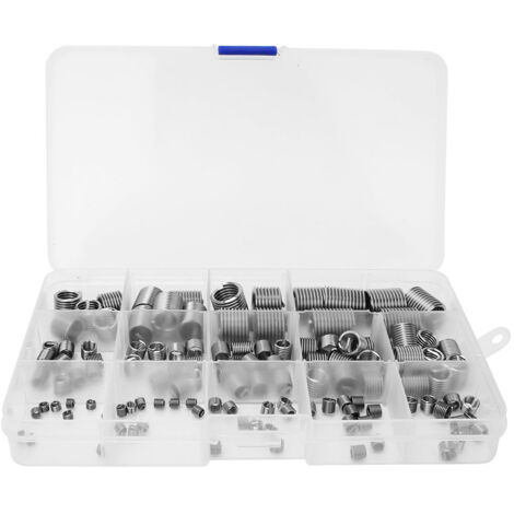 120 Pièces Écrous Insert Fileté M3-M12 en Acier Inoxydable pour Réparation et Fixation