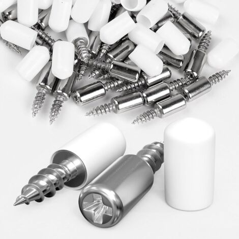 120 Pièces Taquet Étagère ø7,5 mm avec Protection en Caoutchouc Blanc, Support Étagère pour Armoire Étagère