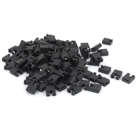 120 piezas de derivaciones PCB estándar de 2,54 mm, conectores de corte, tapas, mini puentes