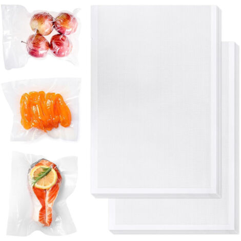 120 Sacs Sous Vide Alimentaire, Sachet Film Congelation Mise Poche Vide 15cm X 25cm pour Machine Vide, Compatible avec N'Importe Quelle Scelleuse Cuisson Cuiseur, Sans Bpa et Lfgb,OUYLAF