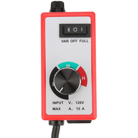 120-V-Drehzahlregler für Routerlüfter, Elektromotor-Rheostat, rot