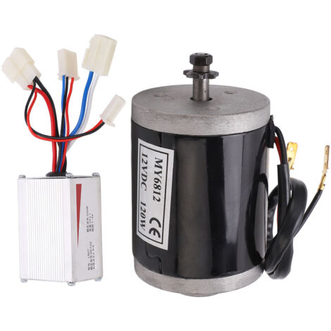 120-W-Elektromotor-Kit für Fahrräder mit 250-W-Controller, gebürstete 3-adrige Aluminiumlegierung, 12-V-Motorrad